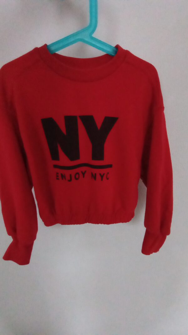 Red sweatshirt